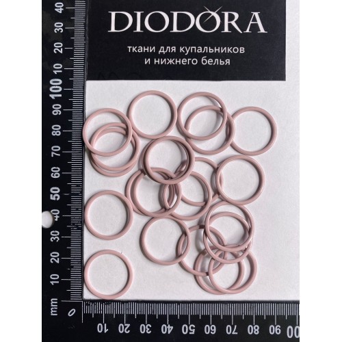 Кольцо металлическое M020N лотос (019)