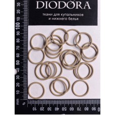 Кольцо металлическое M020N кофе с молоком (030)