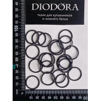 Кольцо металлическое M020N шоколадно коричневый (111)