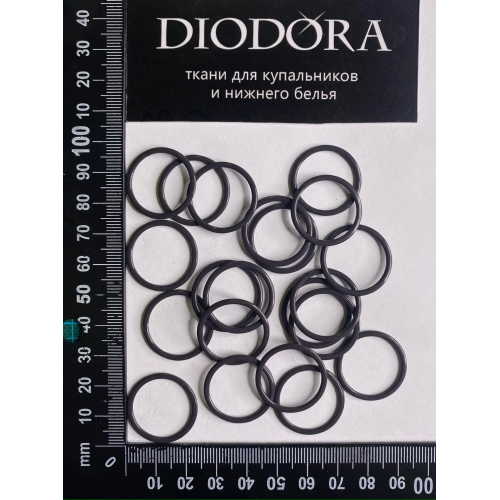 Кольцо металлическое M020N шоколадно коричневый (111)