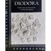 Застежка металлическая M910N белый (001)