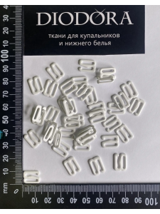 Застежка металлическая M910N белый (001)