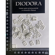 Застежка металлическая M910N белый (001)