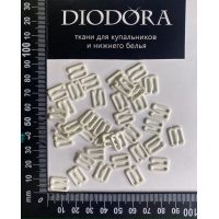 Застежка металлическая M910N сумрачный белый (004)