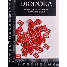 Застежка металлическая M910N красный (100)