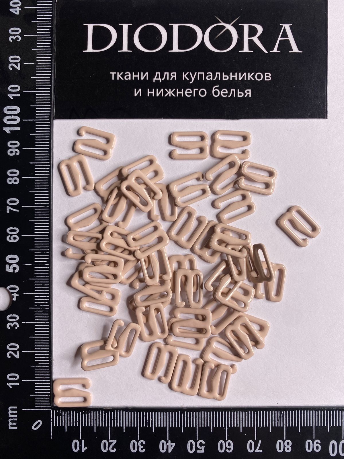 Застежка металлическая M910N серебристый пион (168)