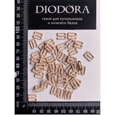 Застежка металлическая M910N серебристый пион (168)