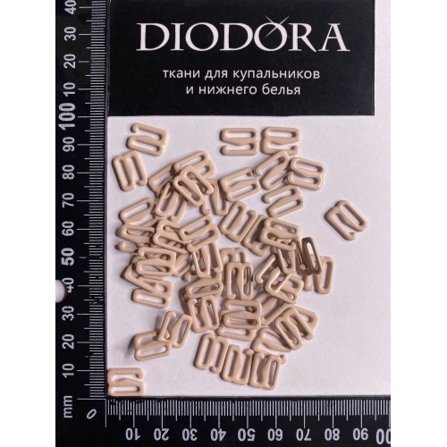 Застежка металлическая M910N серебристый пион (168)