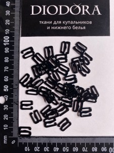 Застежка металлическая M910N черный (170)