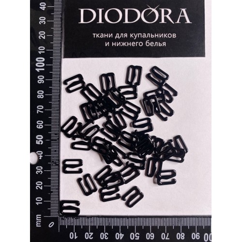 Застежка металлическая M910N черный (170)