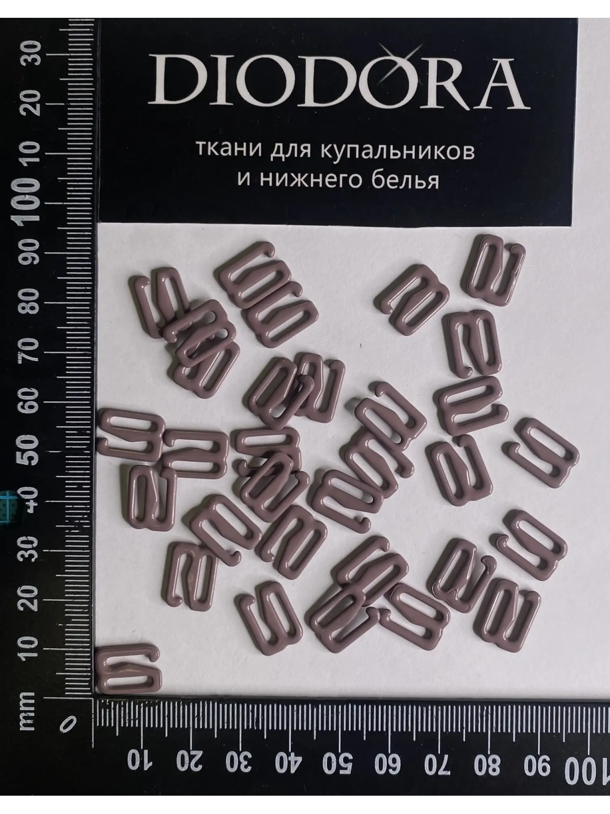 Застежка металлическая M910N кофейно розовый (885)