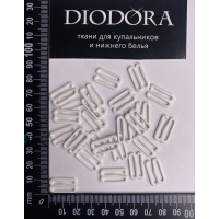 Застежка металлическая M915N белый (001)