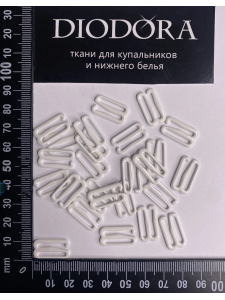 Застежка металлическая M915N белый (001)