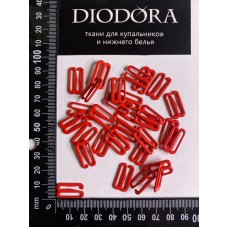 Застежка металлическая M915N красный (100)