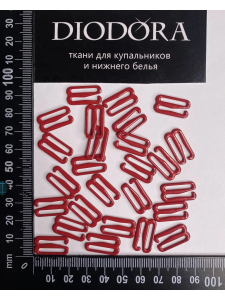 Застежка металлическая M915N темно красный (101)