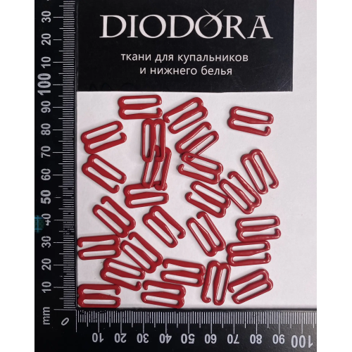 Застежка металлическая M915N темно красный (101)