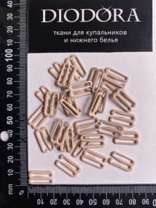 Застежка металлическая M915N серебристый пион (168)