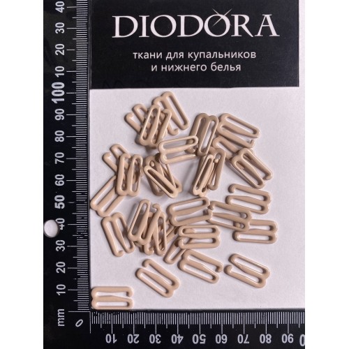 Застежка металлическая M915N серебристый пион (168)