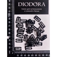 Застежка металлическая M915N черный (170)