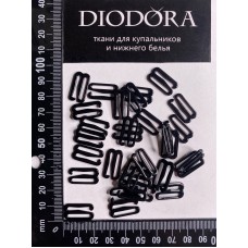 Застежка металлическая M915N черный (170)