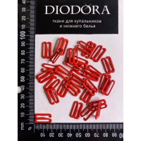 Застежка металлическая M920N красный (100)