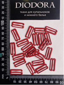 Застежка металлическая M920N темно красный (101)