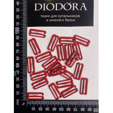 Застежка металлическая M920N темно красный (101)