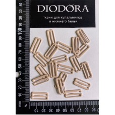 Застежка металлическая M920N серебристый пион (168)