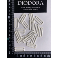 Застежка металлическая M925N сумрачный белый (004)