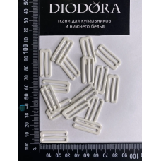 Застежка металлическая M925N сумрачный белый (004)