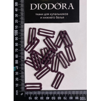 Застежка металлическая M925N сливовое вино (076)