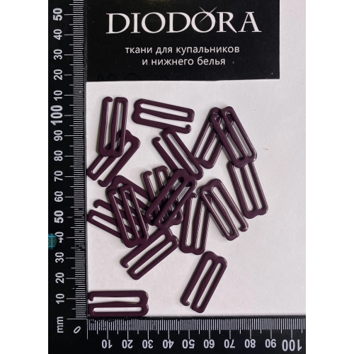 Застежка металлическая M925N сливовое вино (076)