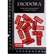 Застежка металлическая M925N красный (100)