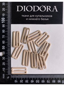 Застежка металлическая M925N серебристый пион (168)