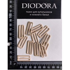 Застежка металлическая M925N серебристый пион (168)