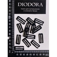 Застежка металлическая M925N черный (170)