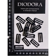 Застежка металлическая M925N черный (170)