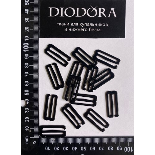 Застежка металлическая M925N черный (170)