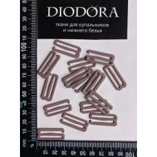 Застежка металлическая M925N кофейно розовый (885)