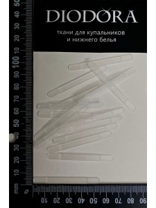 Пластина корсетная пластиковая прошивная 510.055 прозрачный
