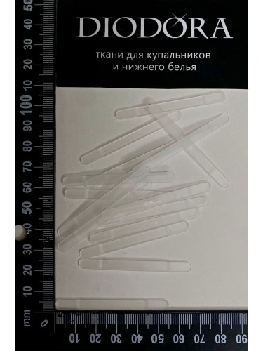 Пластина корсетная пластиковая прошивная 510.055 прозрачный
